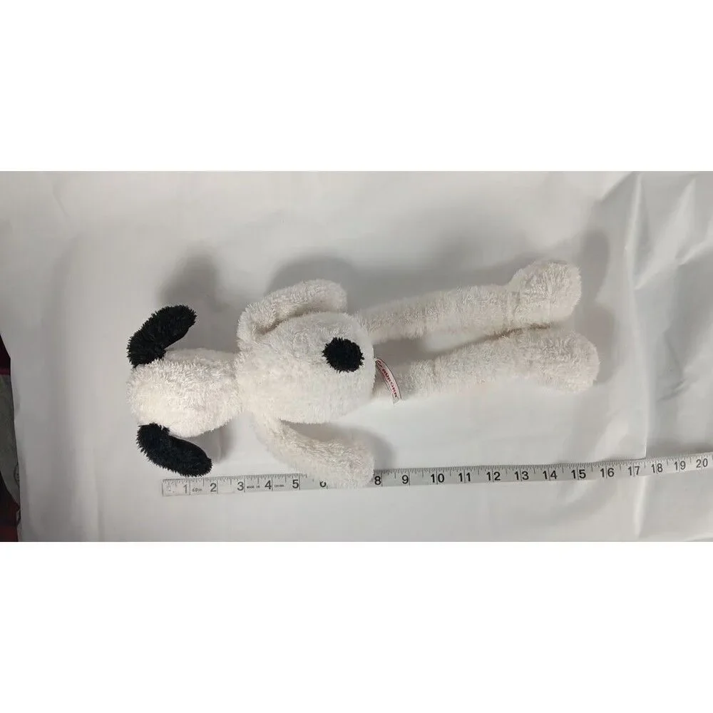 Aurora Plush Dog Puppy Lolly Gagz White w/ Patches Floppy Long Legs Lovey Pup